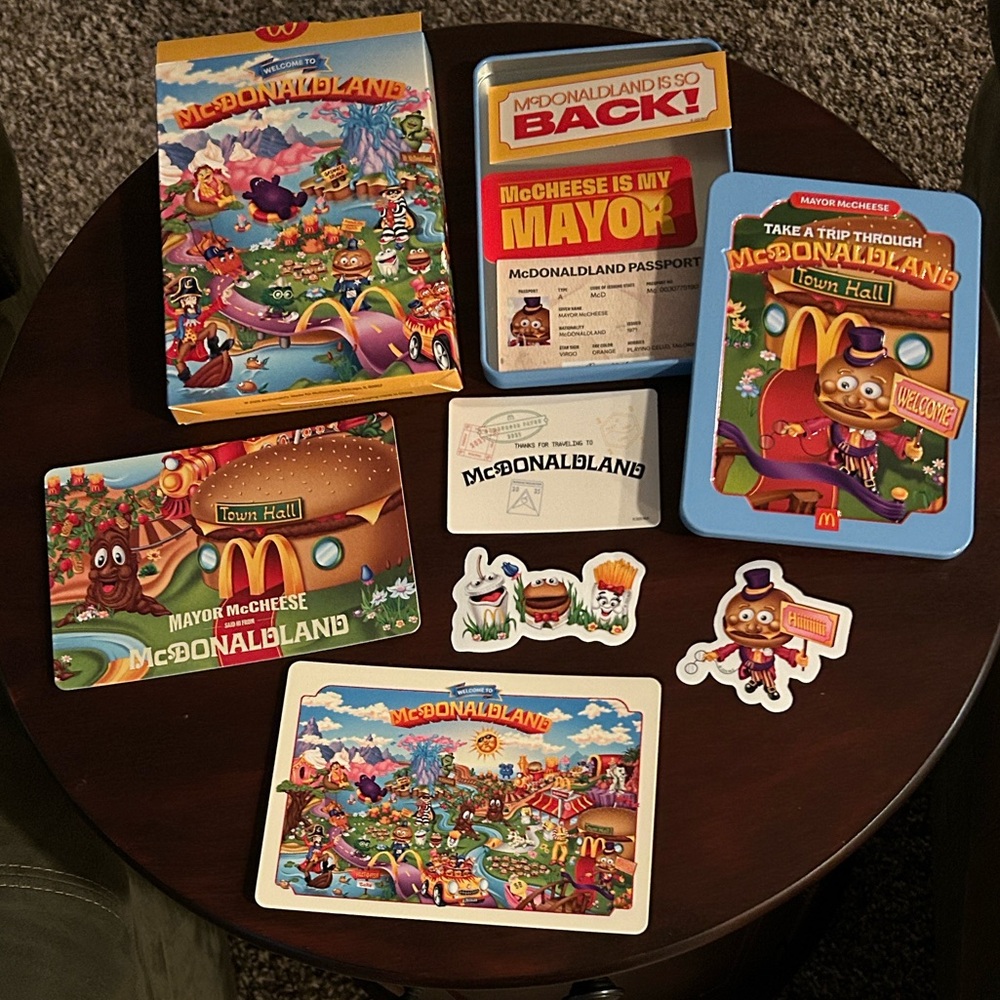 2025 McDonald's Adult Happy Meal - McDonaldland Collectible Set - Mayor McCheese
